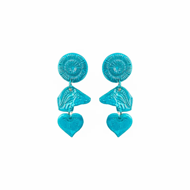 Ladies clip-on earrings-Itryu Eretria Earrings