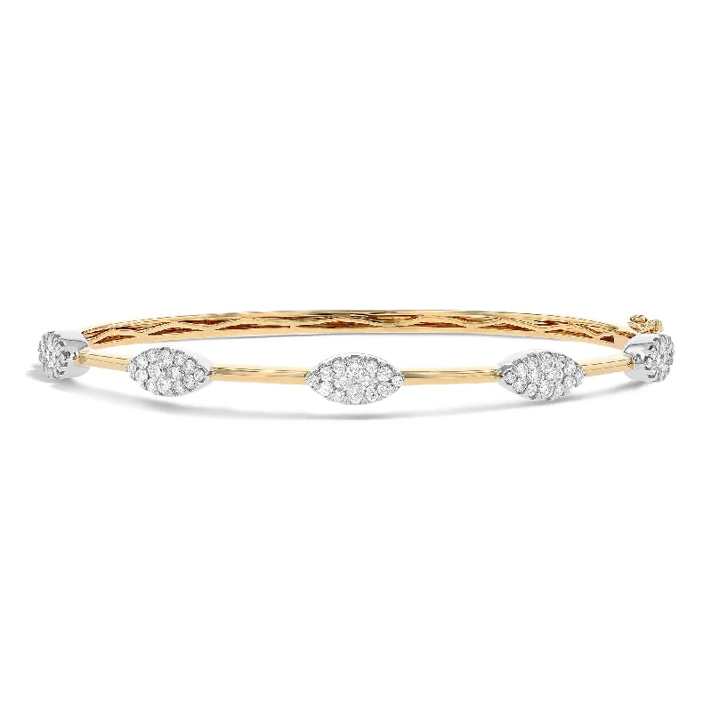 Robert Irwin Couture Fiori Marquise Bar Bangle