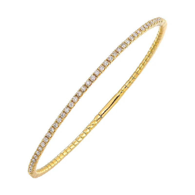 Gold Diamond Bangle