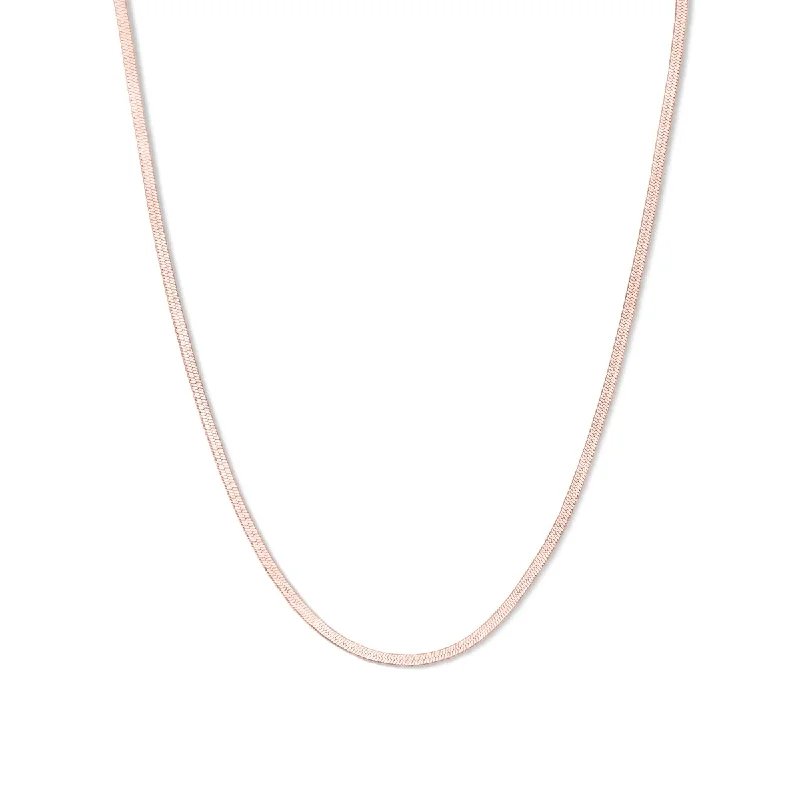 Ladies modern necklaces-The Hailey - Rose Gold