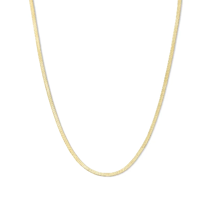 Ladies long necklaces-The Hailey - Gold