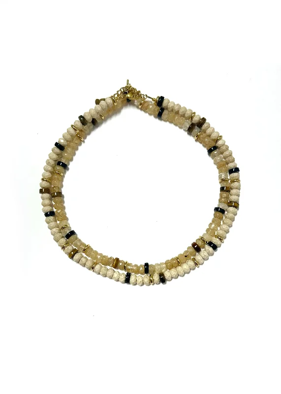 Ladies layered gold necklaces-Mary Dennis II