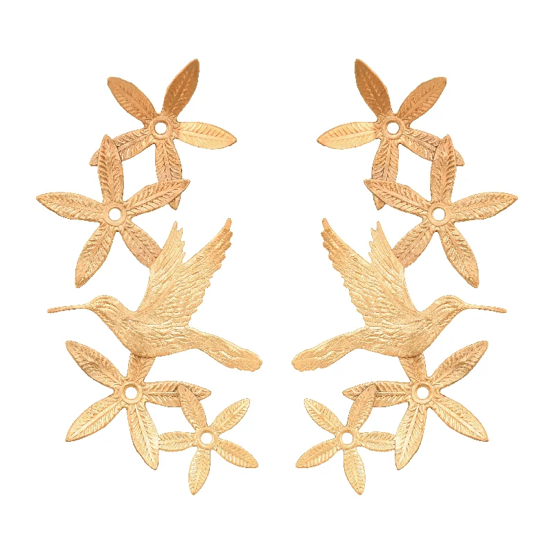 Ladies stud earrings-Tropique D'Or Earrings