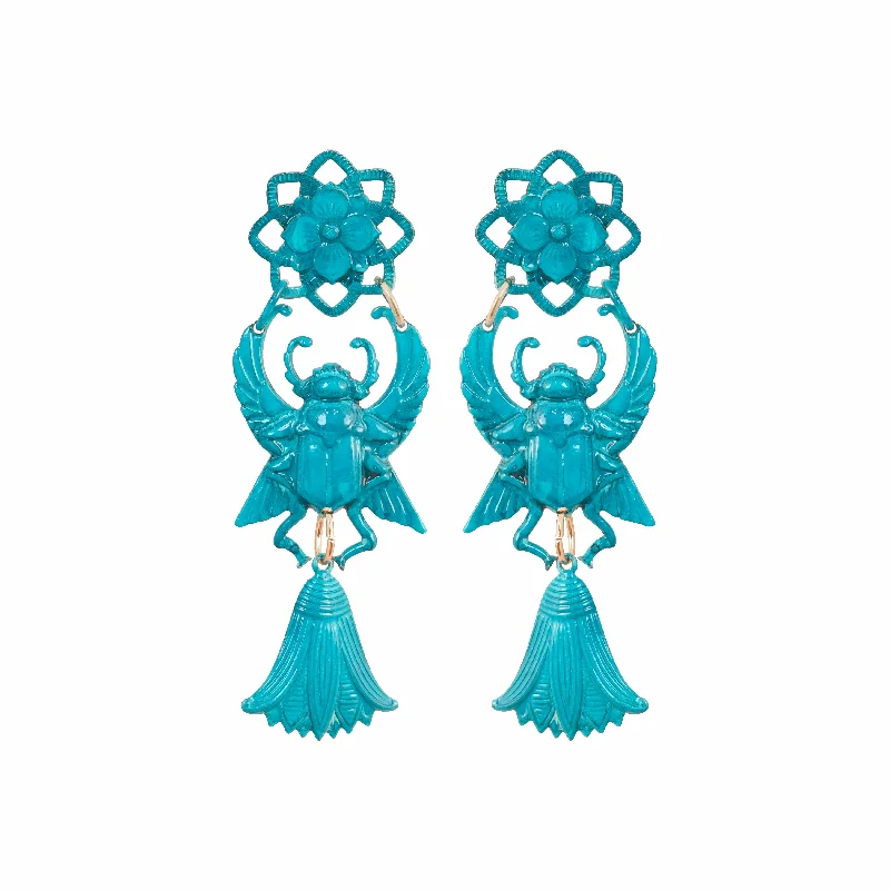 Ladies bold earrings-Irtyu Thebes Earrings