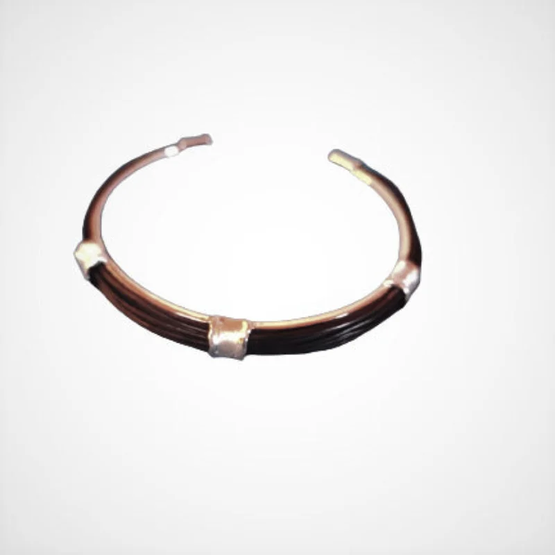 Elephant Hair Oval Bangle