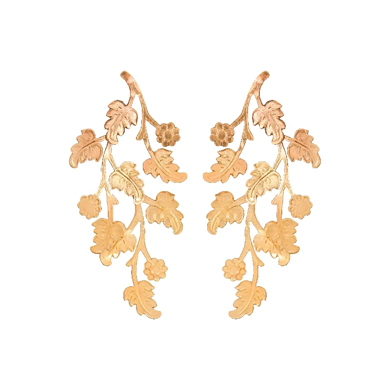 Ladies fancy gold earrings-Lana Earrings