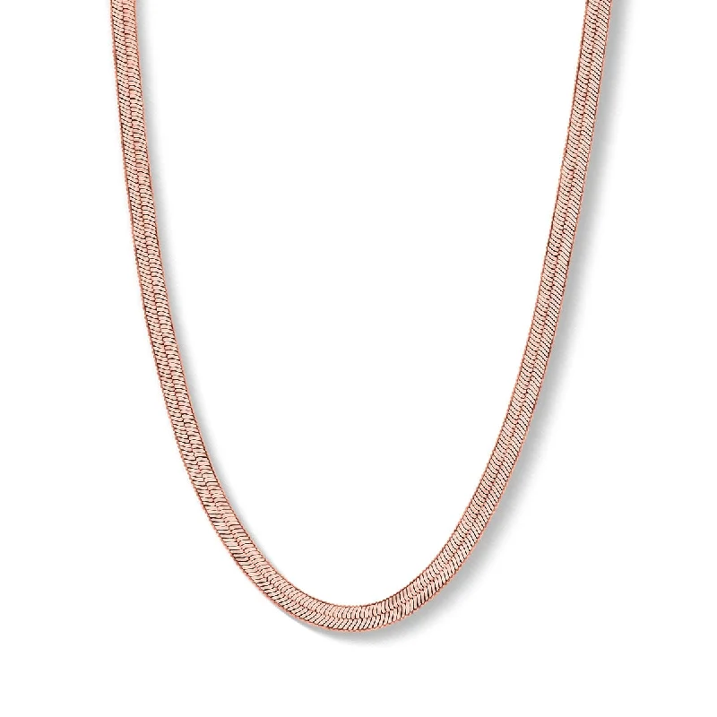 Ladies vintage-inspired necklaces-The Juliet - Rose Gold