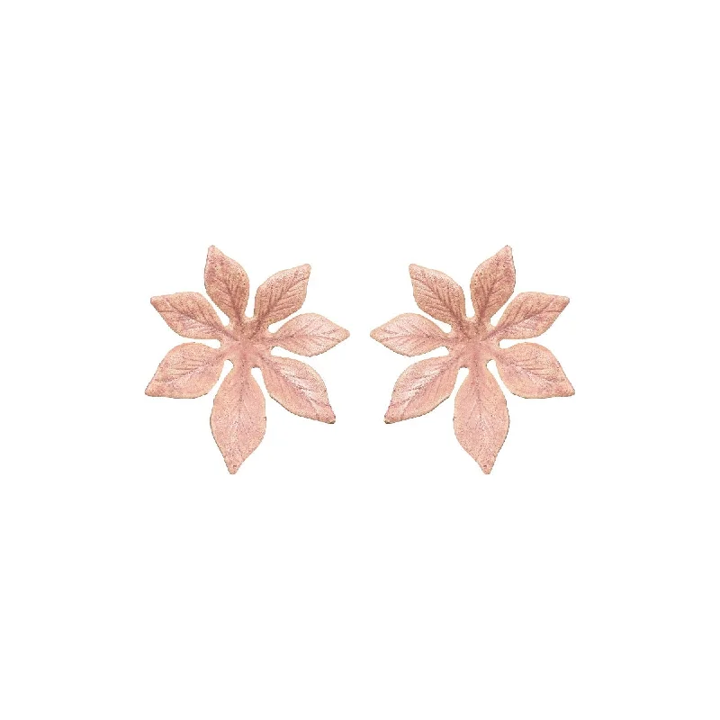 Ladies layered earrings-Blush Laila Earrings