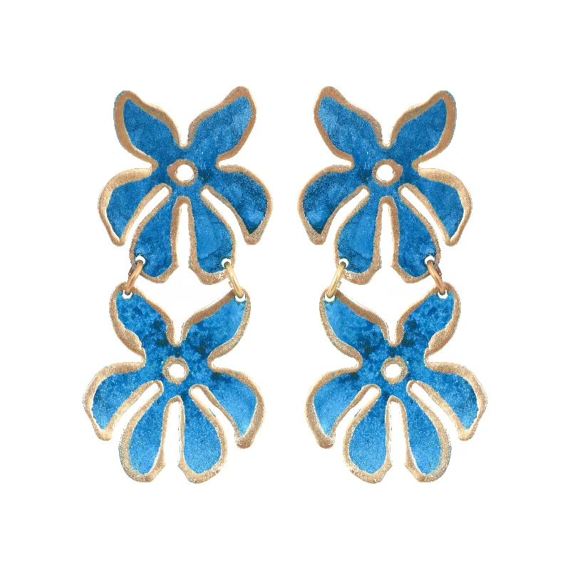 Ladies boho style earrings-Little Tahiti Earrings