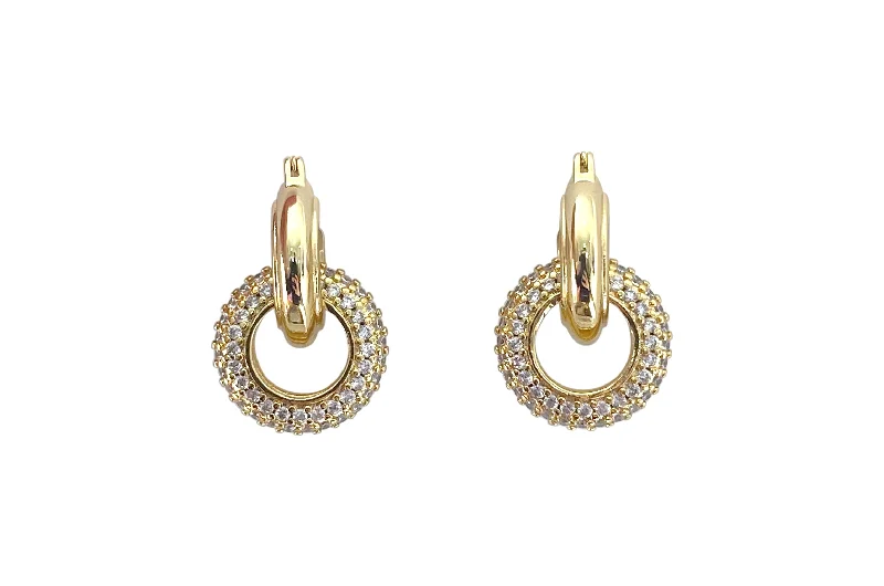 Ladies statement diamond earrings-Arthur Earring