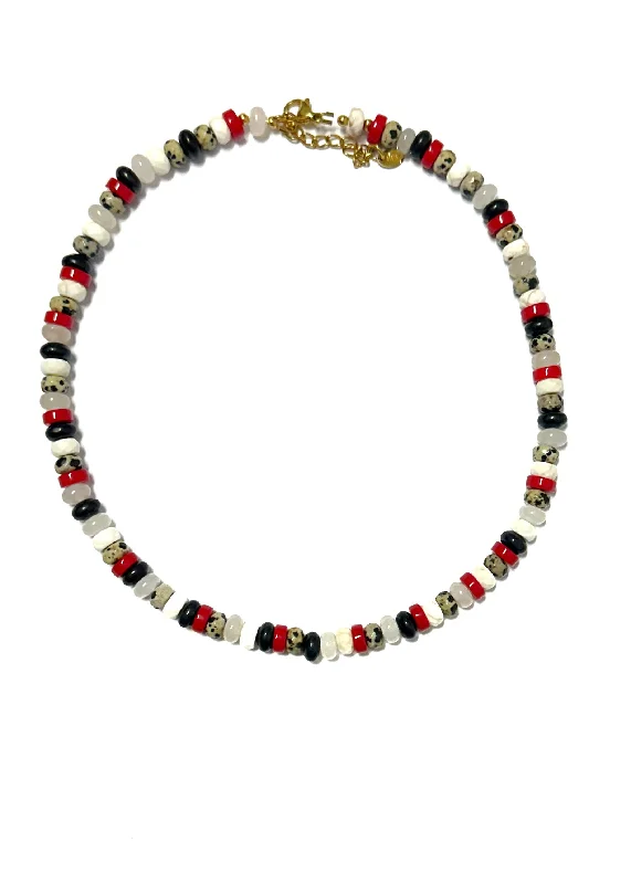 Ladies colorful gemstone necklaces-Branson