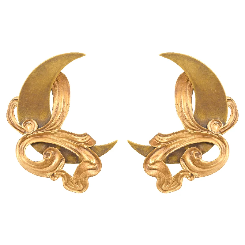 Ladies statement earrings-Grand Vesper Earrings