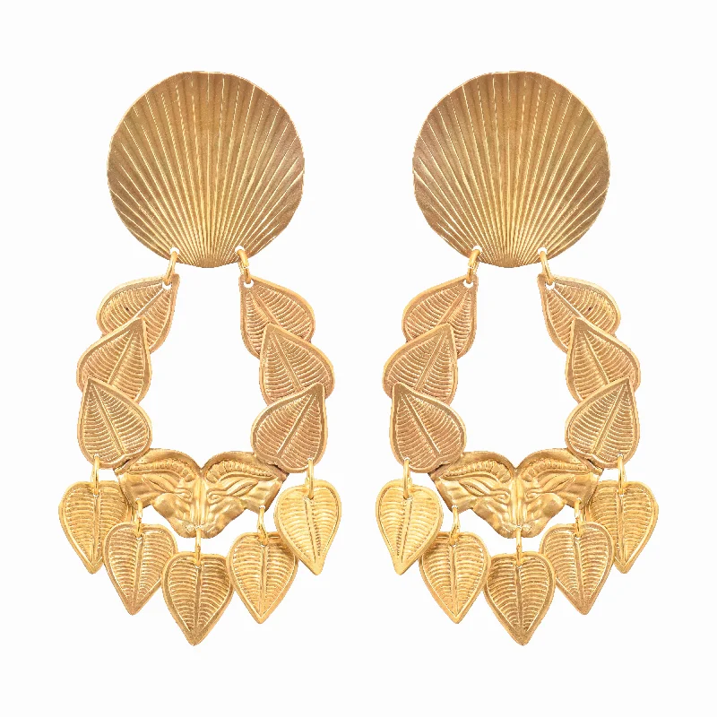 Ladies geometric earrings-Illyria Earrings