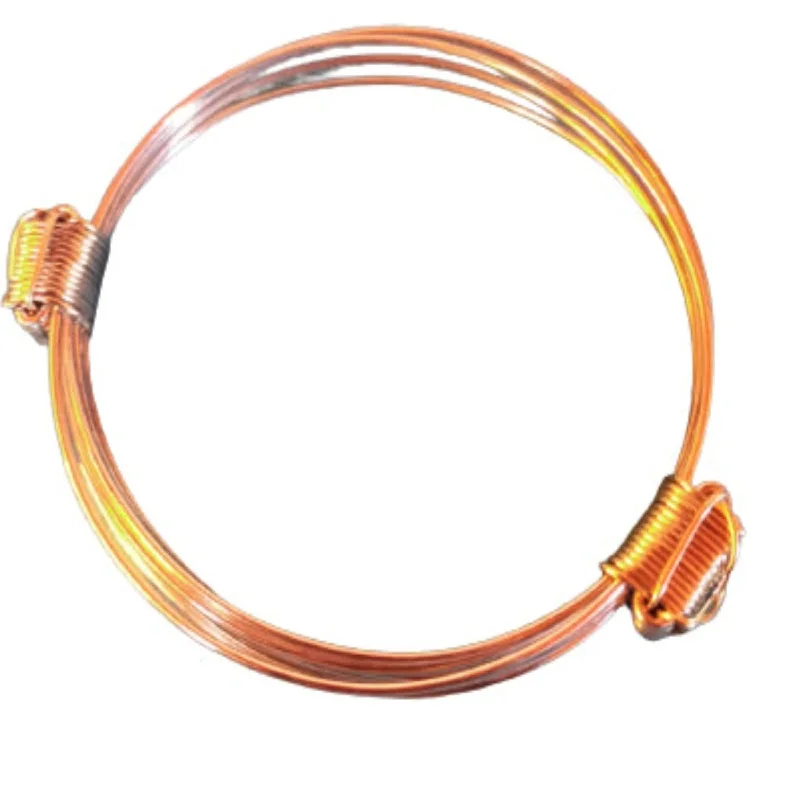 Knotted Gold Wire Bangle