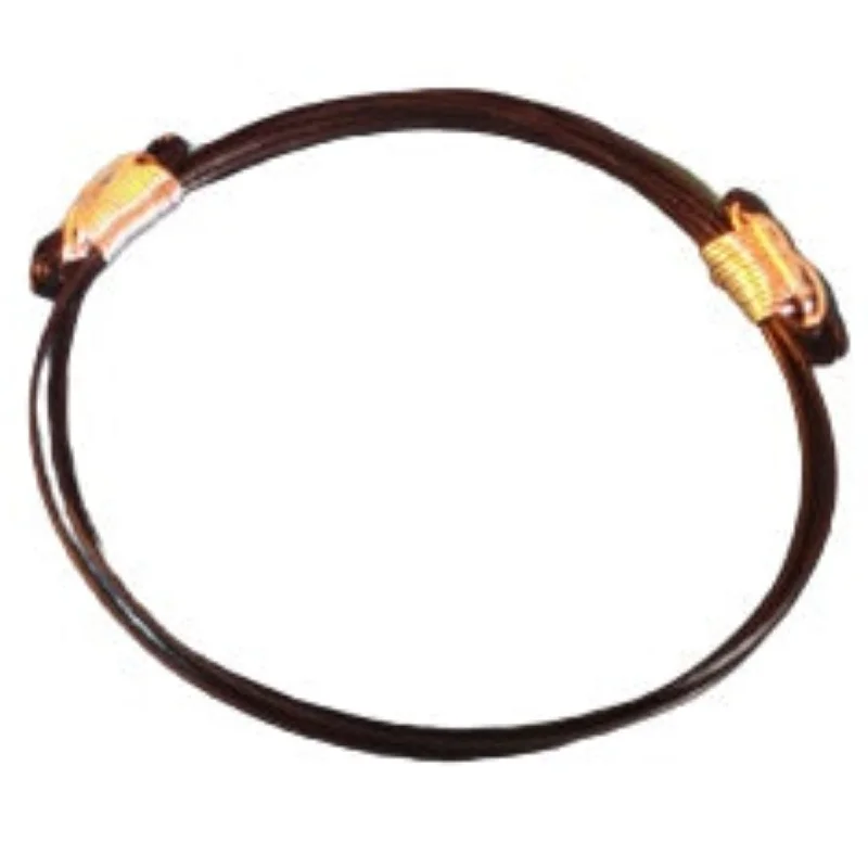 Elephant Hair 2-Knot Bangle