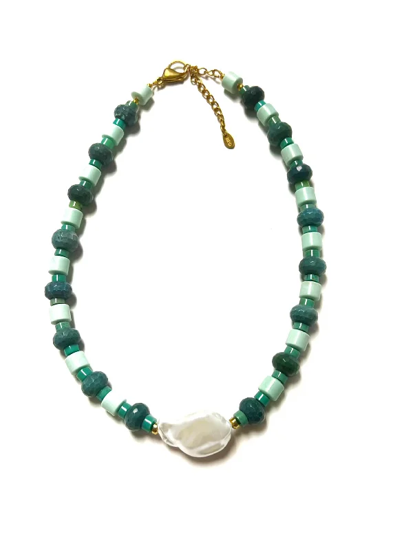 Ladies twisted pearl necklaces-Gentry II