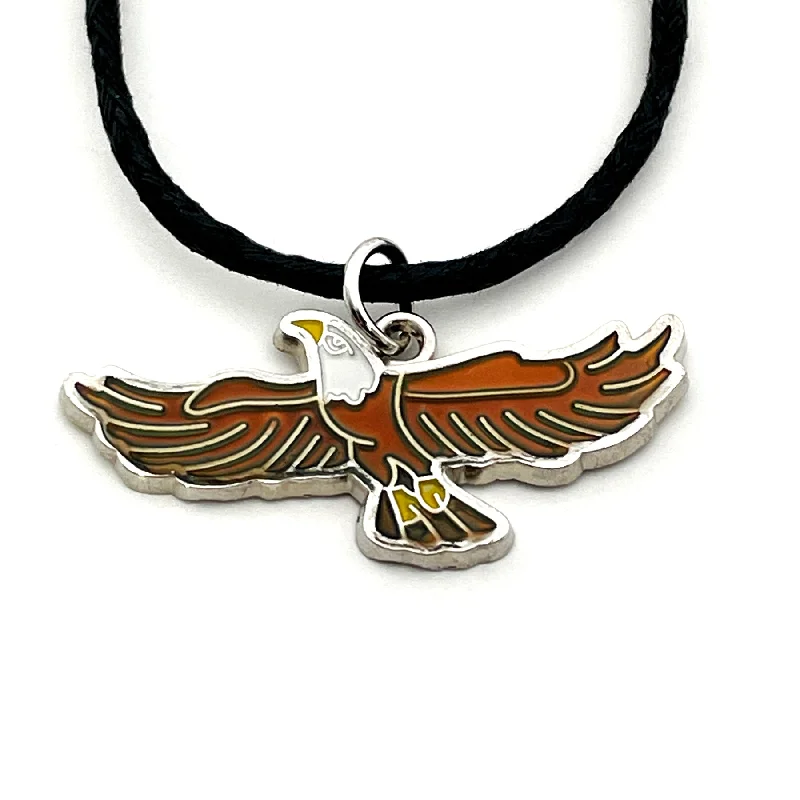 Ladies layered necklaces-Eagle Color Change Mood Necklace