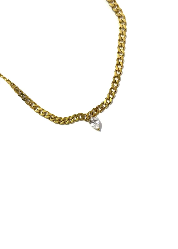 Ladies simple gold necklaces-Roxburgh