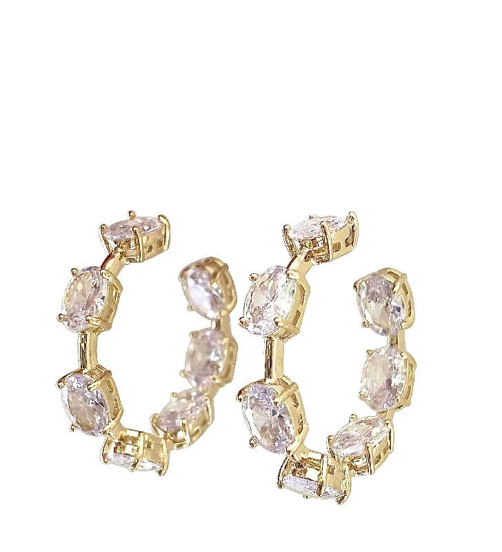 Ladies vintage diamond earrings-Lainey Earring