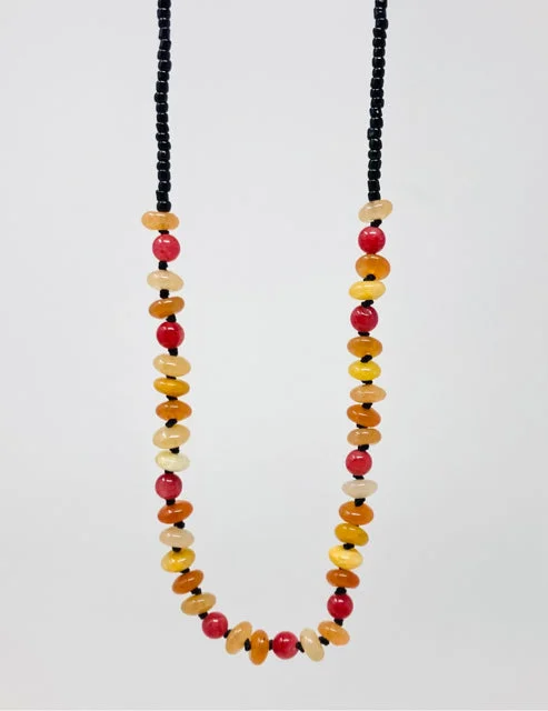 Ladies family tree necklaces-Carnelian Necklace