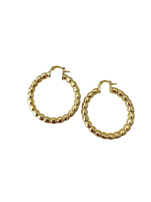 Ladies tassel earrings-Kori Hoop