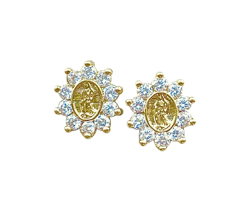 Ladies stud earrings-Saint Stud