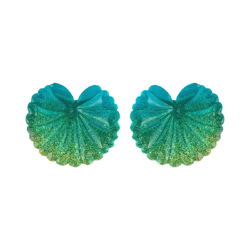 Ladies wedding earrings-Forest Saori Earrings