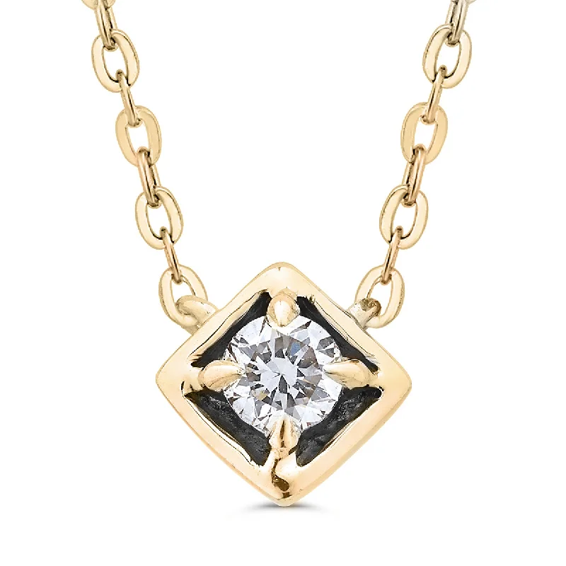 Ladies gold lock necklaces-Sweet Rebel Pendant in 14K Gold