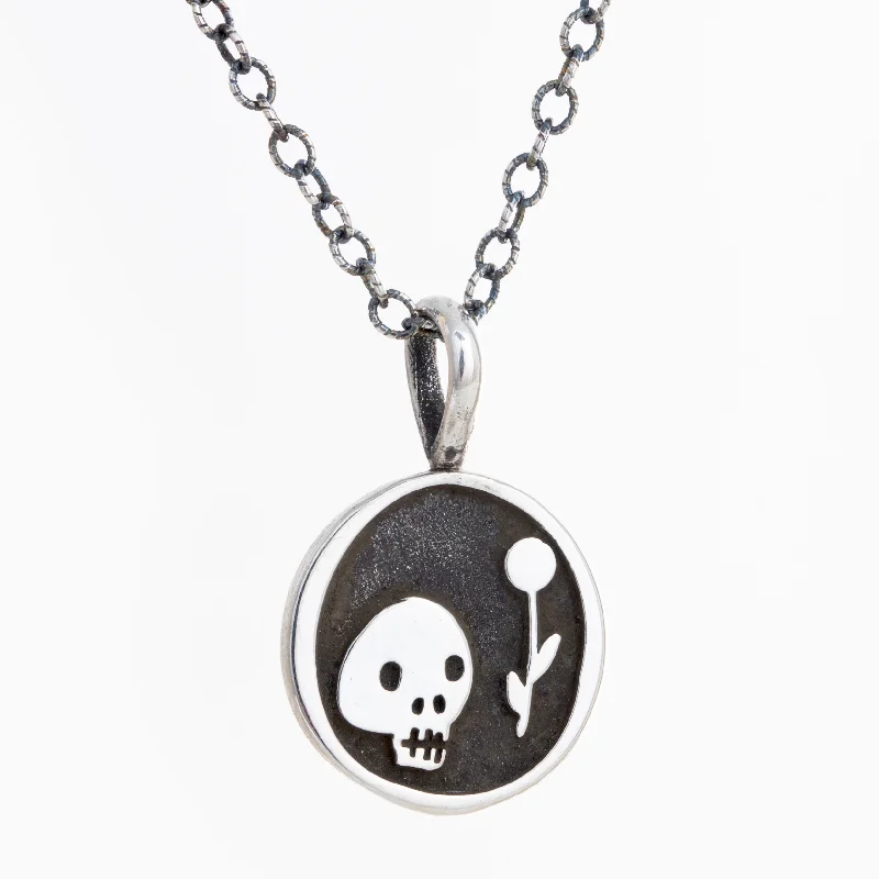 Ladies statement chain necklaces-Death & Life