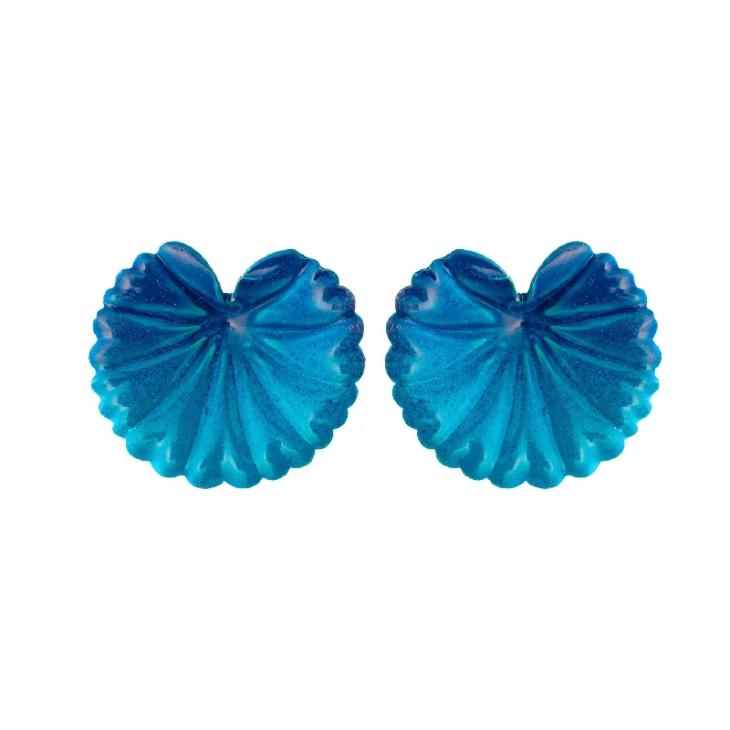 Ladies modern earrings-Ocean Saori Earrings