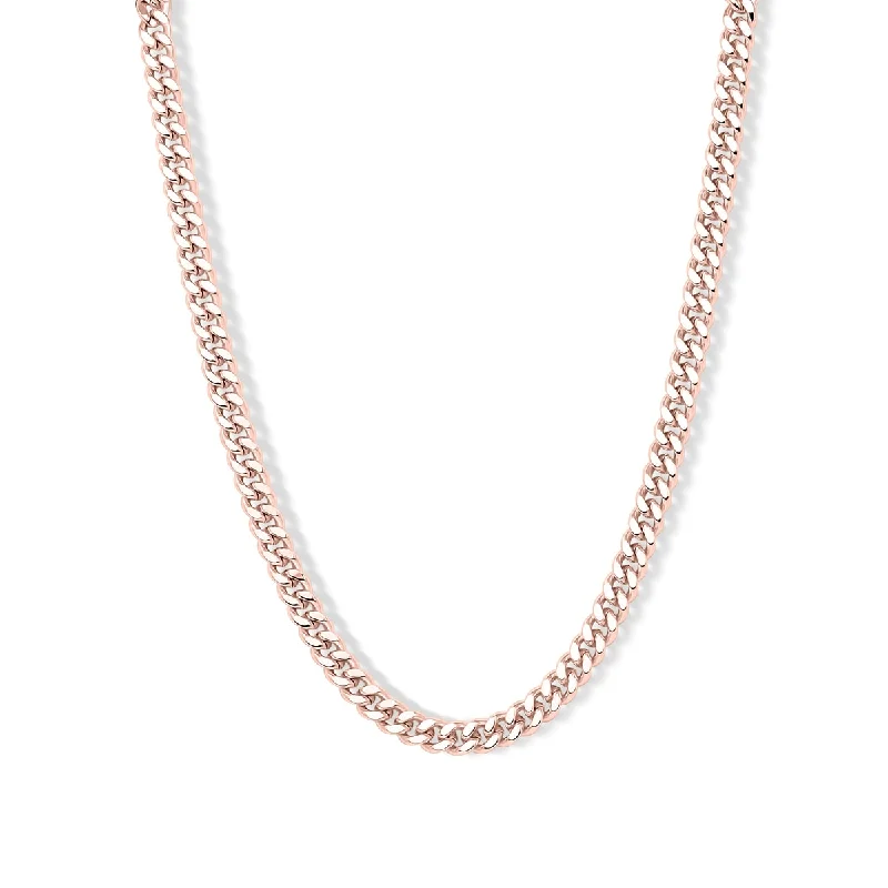 Ladies diamond pendant necklaces-The Kaia - Rose Gold