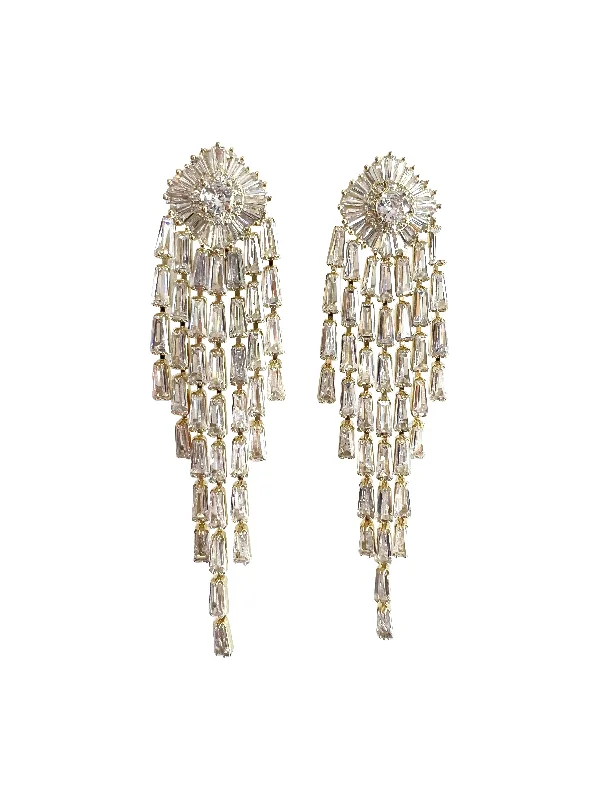 Ladies bohemian earrings-Glam Earring