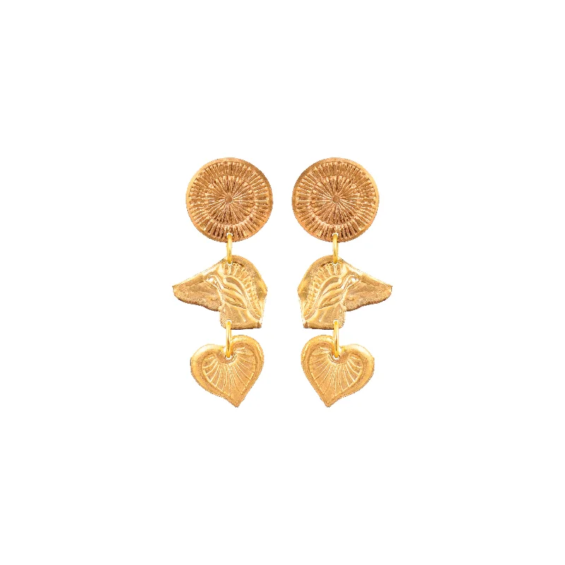 Ladies fashion statement earrings-Eretria Earrings