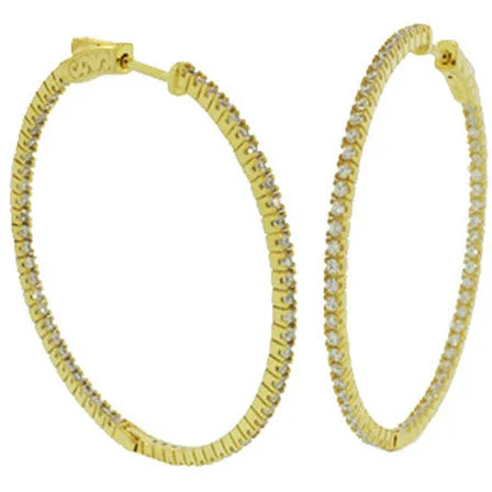 Ladies boho chic earrings-Small Gold Hoop