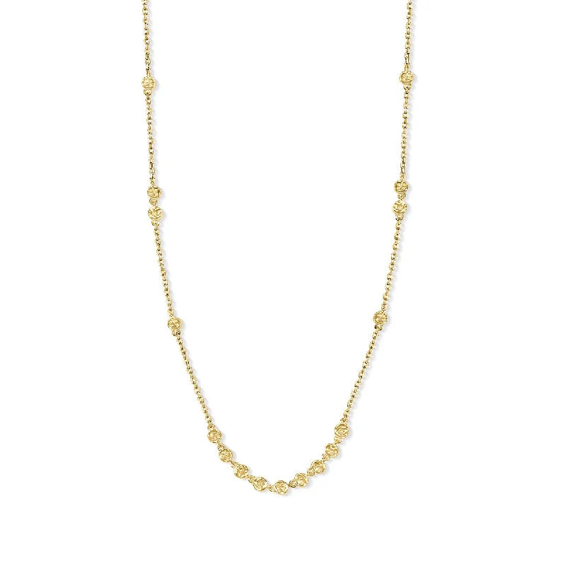 Ladies twisted chain necklaces-The Josie - Gold