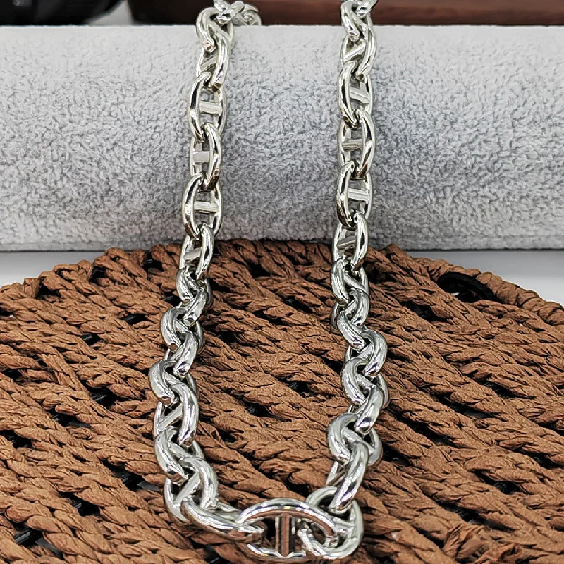 10mm Steel Necklace 45 5cm