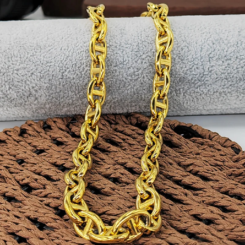 8mm Gold Necklace 40 5cm