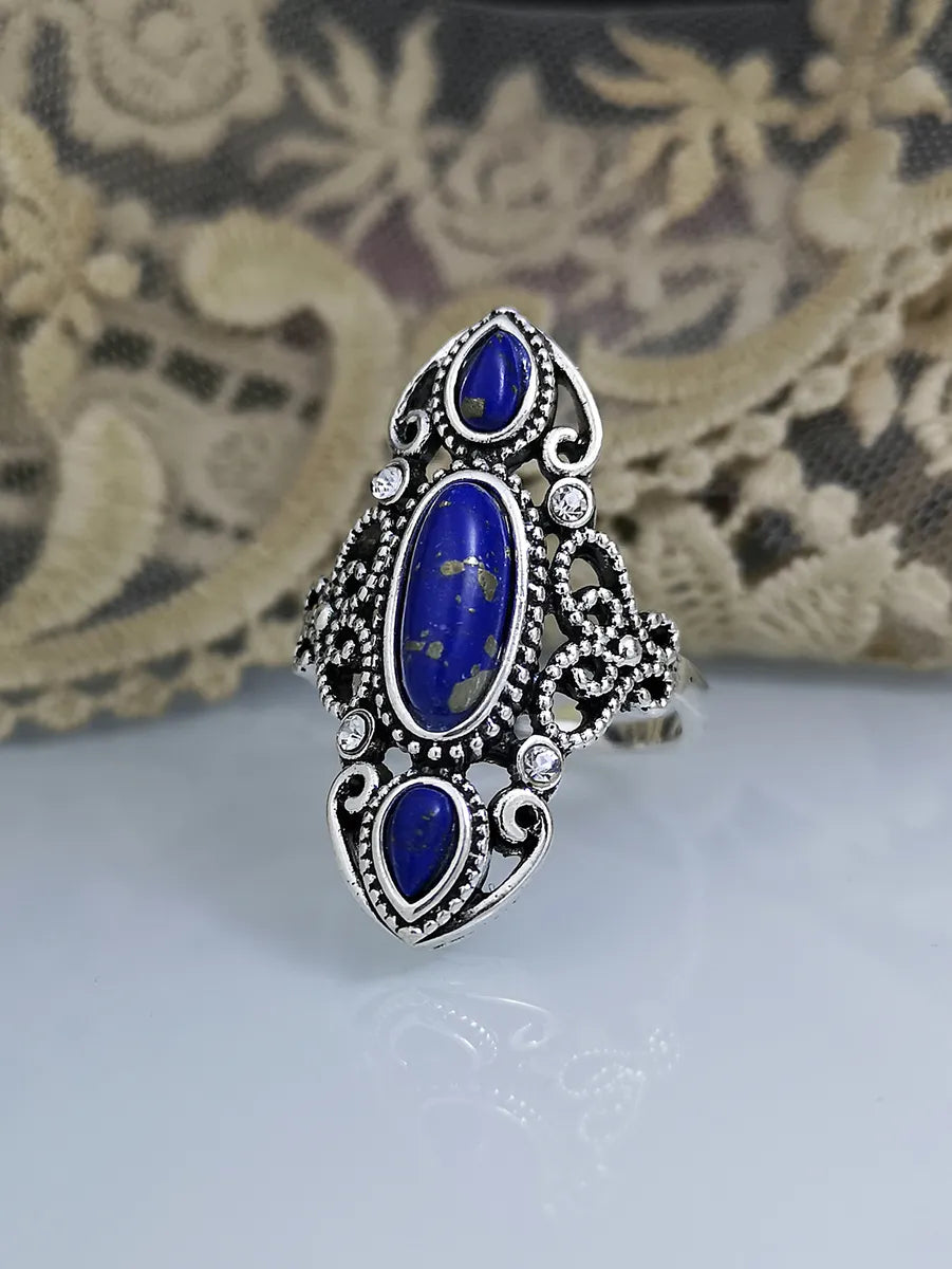 Antique Silver Lapis Lazuli