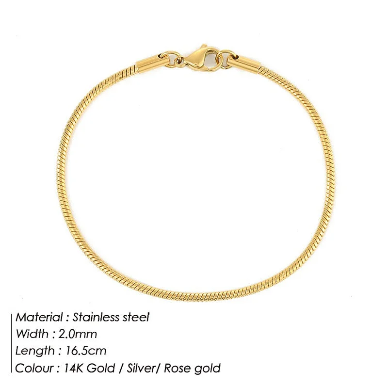 2mm Gold-16.5CM-15678