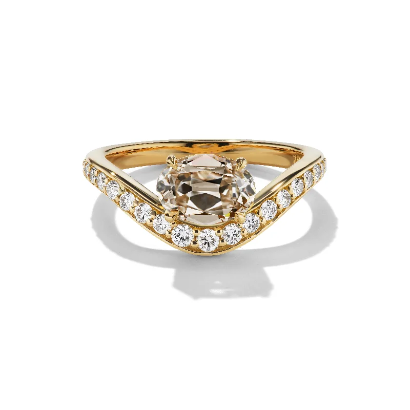 Ladies gold eternity rings-OBI Ring