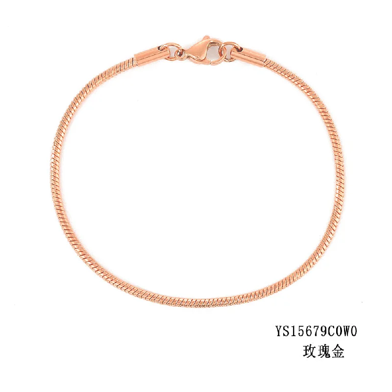 2mm Rose Gold-18cm-15679