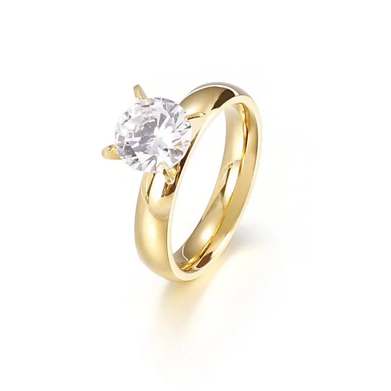 Gold 4M Women's Ring KR43438-K