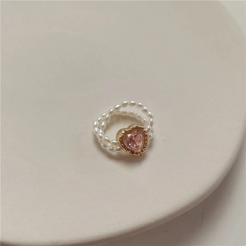 Gold-Plated Pink Ring