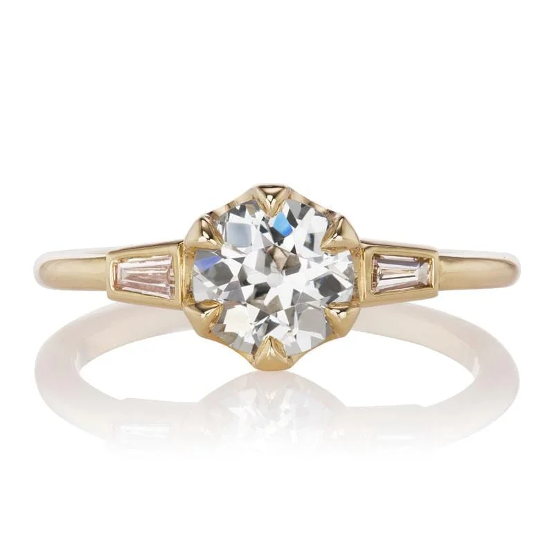 Ladies halo engagement rings-Cynthia 0.94