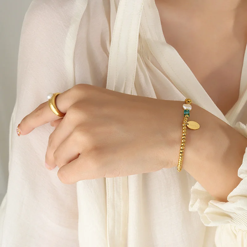 E351-Gold Bracelet-15cm