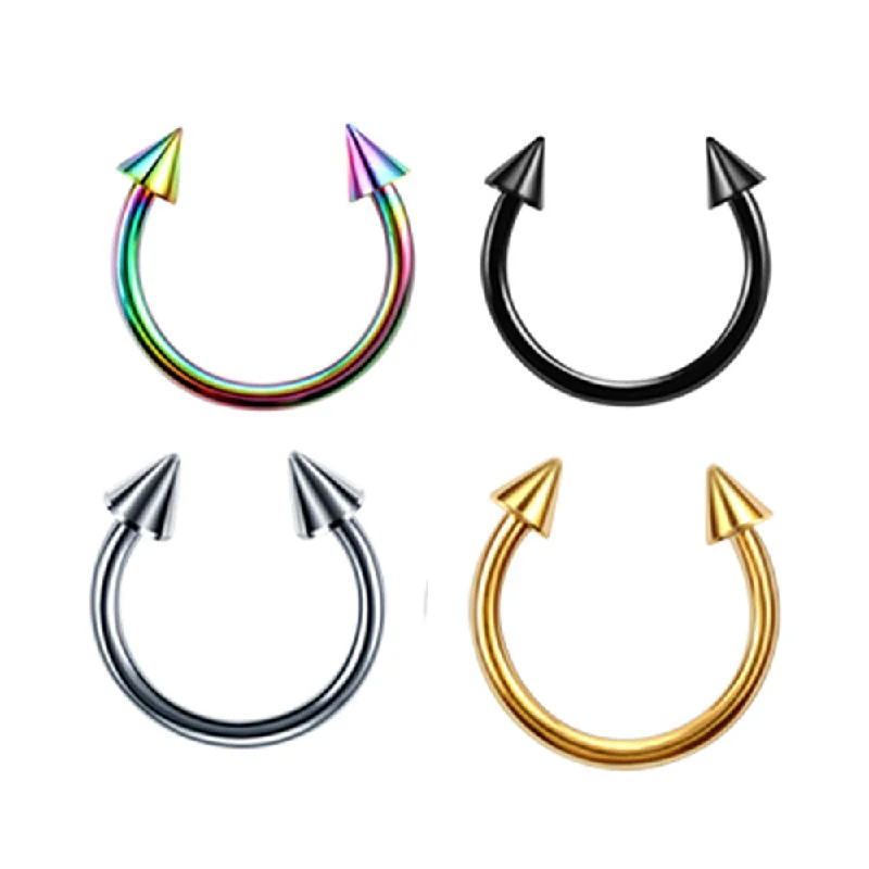 G Cone Nose Ring #4 Pack