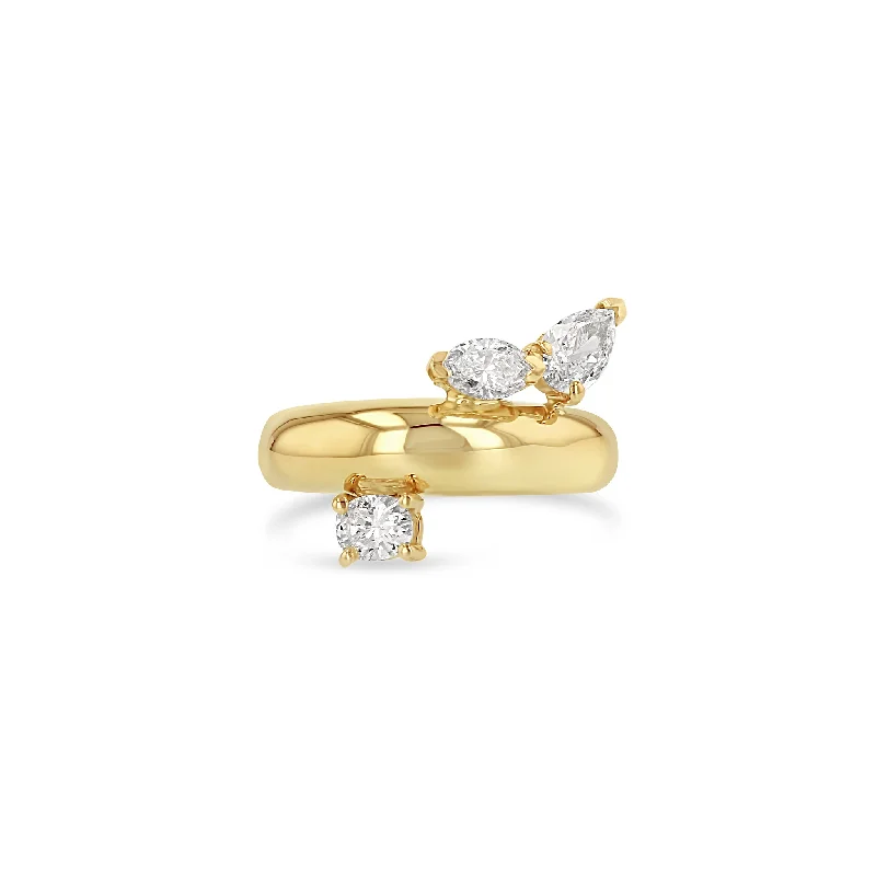 Ladies elegant rings-Demi Demi Plus Oval, Marquise, Pear Ring