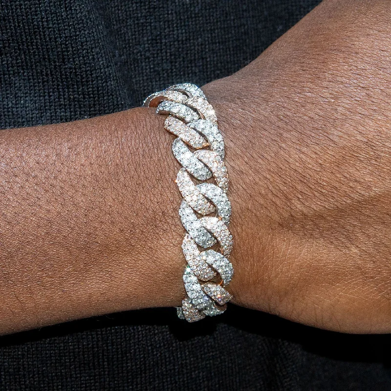 Ladies stackable bracelets-High End Jewelry - Iced Out Miami Cuban Link Bracelet