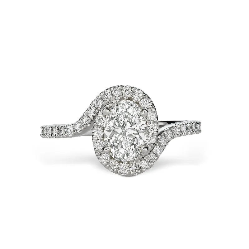 Ladies diamond wedding bands-NYSSA Ring