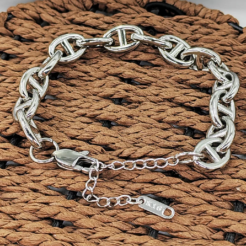 8mm Steel Bracelet 16 5cm